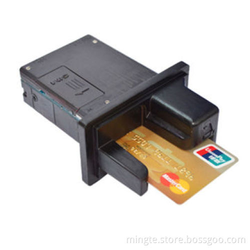 Manual insertion magnetic stripe card reader, Read/write of IC/ RF card, read of magnetic card